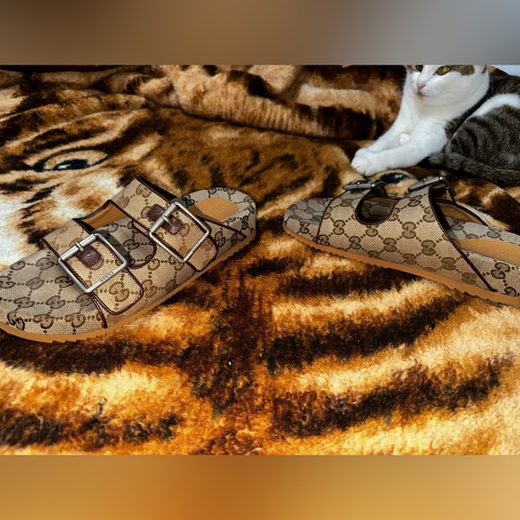 Gucci GG Canvas Slides, size 5 - Picture 3 of 6